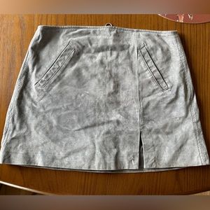 Suede Skirt